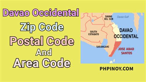 Zip Code of Don Marcelino, Davao Occidental .
